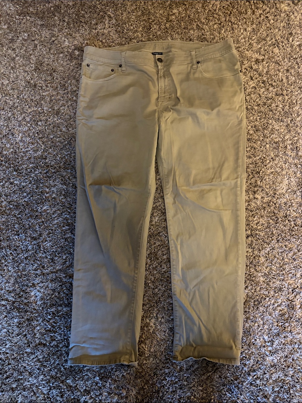 American Eagle Outfitters Straight Jeans in Khaki